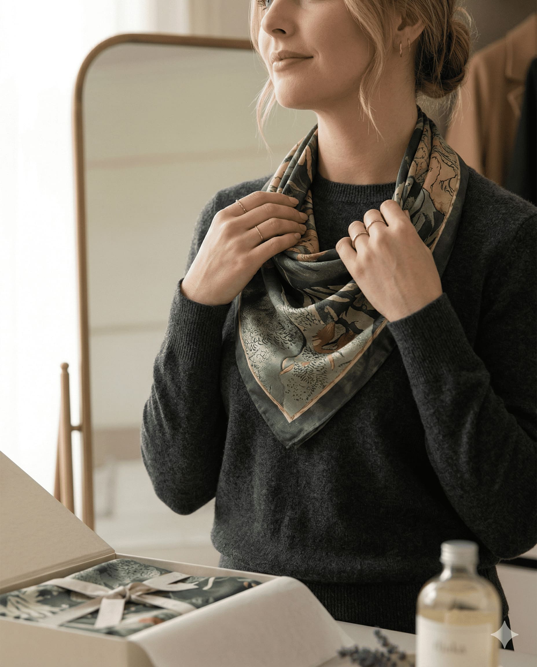 Adding a Djala wrap to an outfit